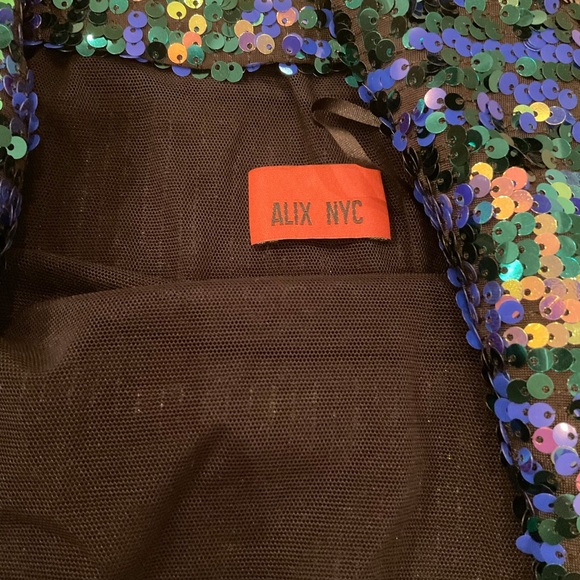 ALIX NYC SEQUIN DRESS SIZE XS BACKLESS - Picture 4 of 6